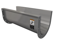 MARTIN SPROCKET 12CTF12-12 Trough, Form Top, 144 Inch Length, 0.135 Inch Thickness, 13 Inch Inside Width, Steel | AZ9EQM