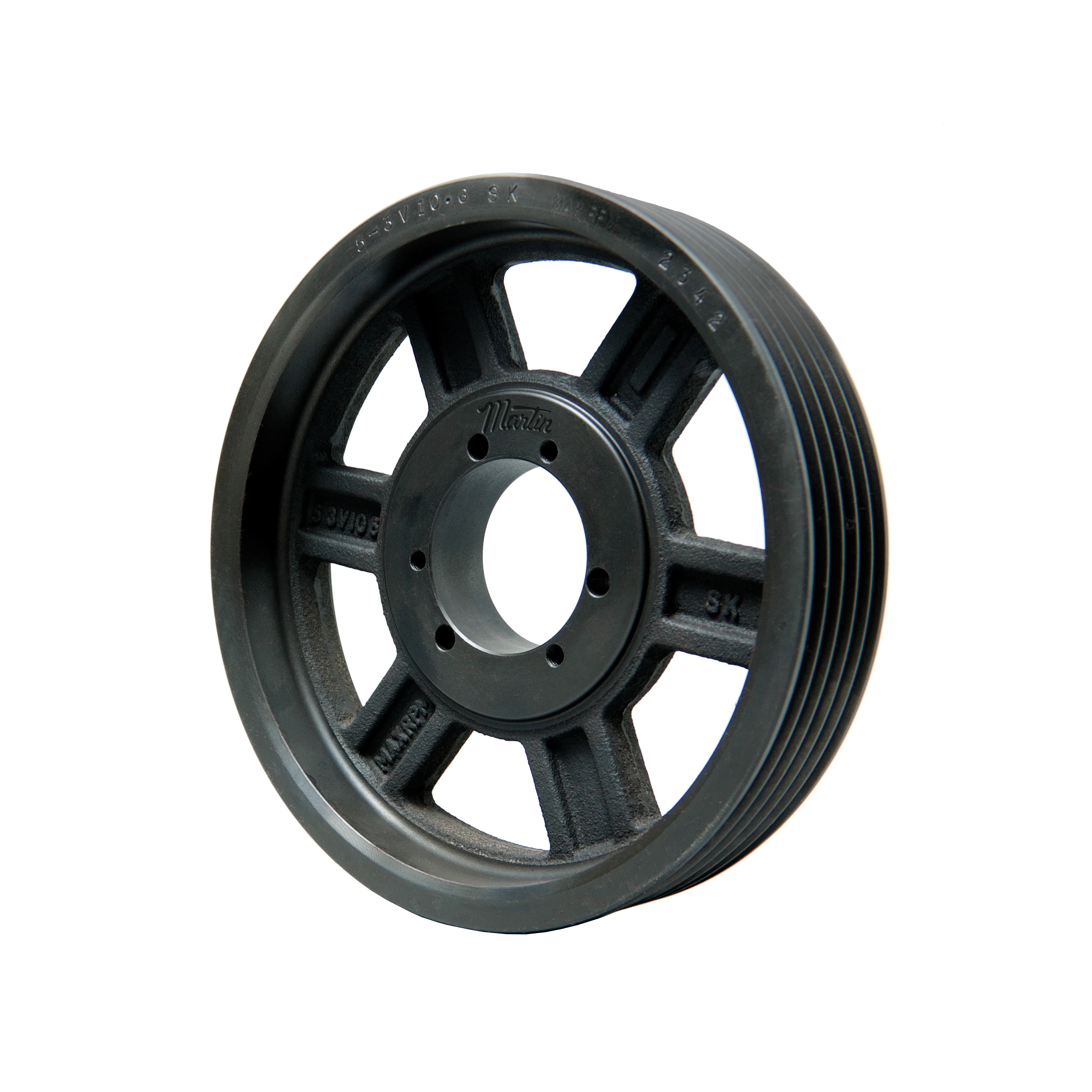 MARTIN SPROCKET 5 3V 3350 E Sheave, QD Bushing, 33.5 Inch Outside Dia., 5 Groove, 33.45 Inch Pitch Dia., Cast Iron | AK6AHE