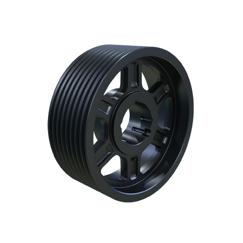 MARTIN SPROCKET 5 5V 1250 E Sheave, QD Bushing, 12.5 Inch Outside Dia., 5 Groove, 12.4 Inch Pitch Dia., Cast Iron | AK6BCR