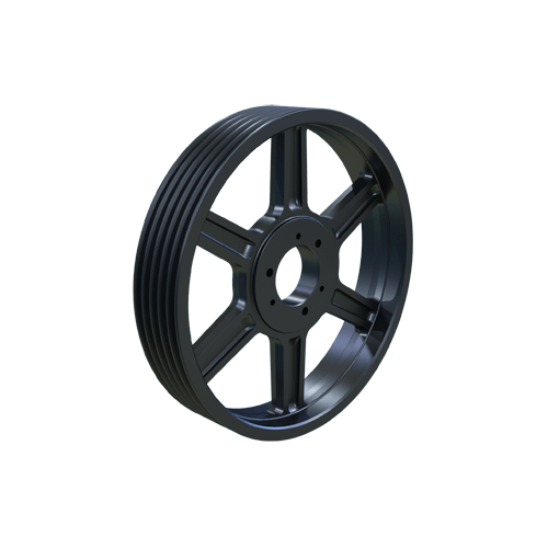 MARTIN SPROCKET 5 B 200 E Sheave, QD Bushing, 20.350 Inch Outside Dia., 5 Groove, 20 Inch Pitch Dia., Cast Iron | AL2XWE