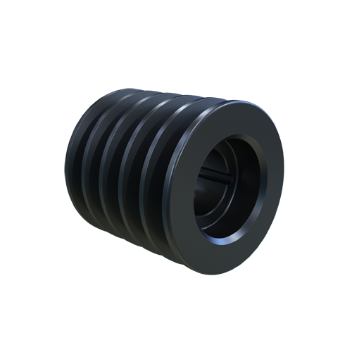 MARTIN SPROCKET 5 B 38 TB Sheave, TB Bushing, 4.150 Inch Outside Dia., 5 Groove, 3.8 Inch Pitch Dia., Steel | BA2LFV