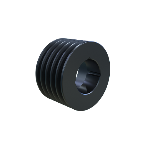 MARTIN SPROCKET 5 B 64 TB Sheave, TB Bushing, 6.750 Inch Outside Dia., 5 Groove, 6.4 Inch Pitch Dia., Cast Iron | BA2ERX