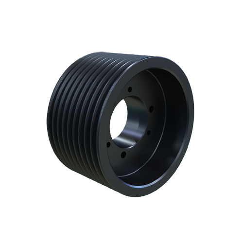 MARTIN SPROCKET 5 D 135 F Sheave, QD Bushing, 14.1 Inch Outside Dia., 5 Groove, 13.5 Inch Pitch Dia., Cast Iron | AK4XEV