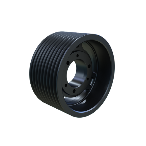 MARTIN SPROCKET 5 D 145 F Sheave, QD Bushing, 15.1 Inch Outside Dia., 5 Groove, 14.5 Inch Pitch Dia., Cast Iron | AK4XFD