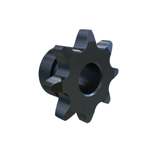 MARTIN SPROCKET 50B8 Sprocket, 50 Chain, 8 Teeth, 1.633 Inch Pitch Dia., 1.884 Inch O.D., Steel | AJ8ULB