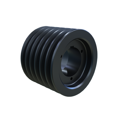 MARTIN SPROCKET 6 B 60 Q Sheave, MST Bushing, 6.350 Inch Outside Dia., 6 Groove, 6 Inch Pitch Dia., Steel | BA7GFY