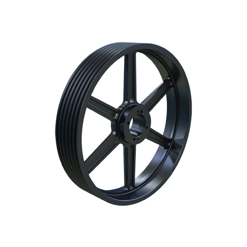 MARTIN SPROCKET 6 D 440 M Sheave, QD Bushing, 44.6 Inch Outside Dia., 6 Groove, 44 Inch Pitch Dia., Cast Iron | AZ9FVA