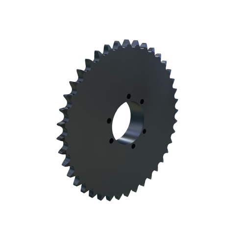 MARTIN SPROCKET 60SK40 Sprocket, QD, 60 Chain, 40 Teeth, 9.559 Inch Pitch Dia., 9.980 Inch O.D., Steel | AJ8ZZF