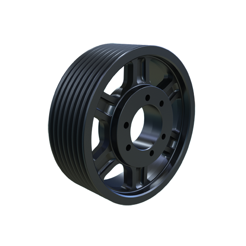 MARTIN SPROCKET 7 5V 1500 F Sheave, QD Bushing, 15 Inch Outside Dia., 7 Groove, 14.9 Inch Pitch Dia., Cast Iron | AN7JHV