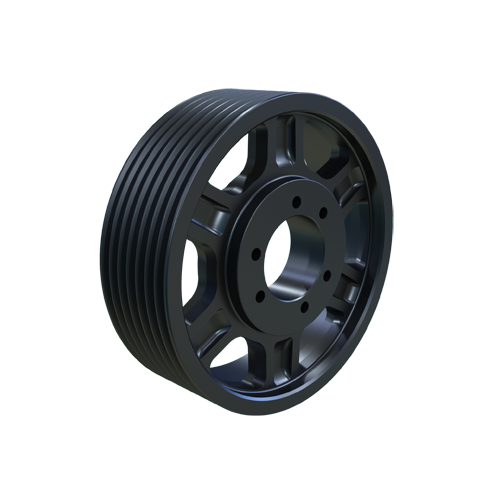 MARTIN SPROCKET 7 5V 1600 F Sheave, QD Bushing, 16 Inch Outside Dia., 7 Groove, 15.9 Inch Pitch Dia., Cast Iron | AZ9AHB