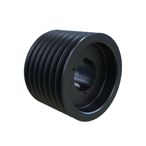 MARTIN SPROCKET 7 C 102 R Sheave, MST Bushing, 10.6 Inch Outside Dia., 7 Groove, 10.2 Inch Pitch Dia., Cast Iron | BA6TNB