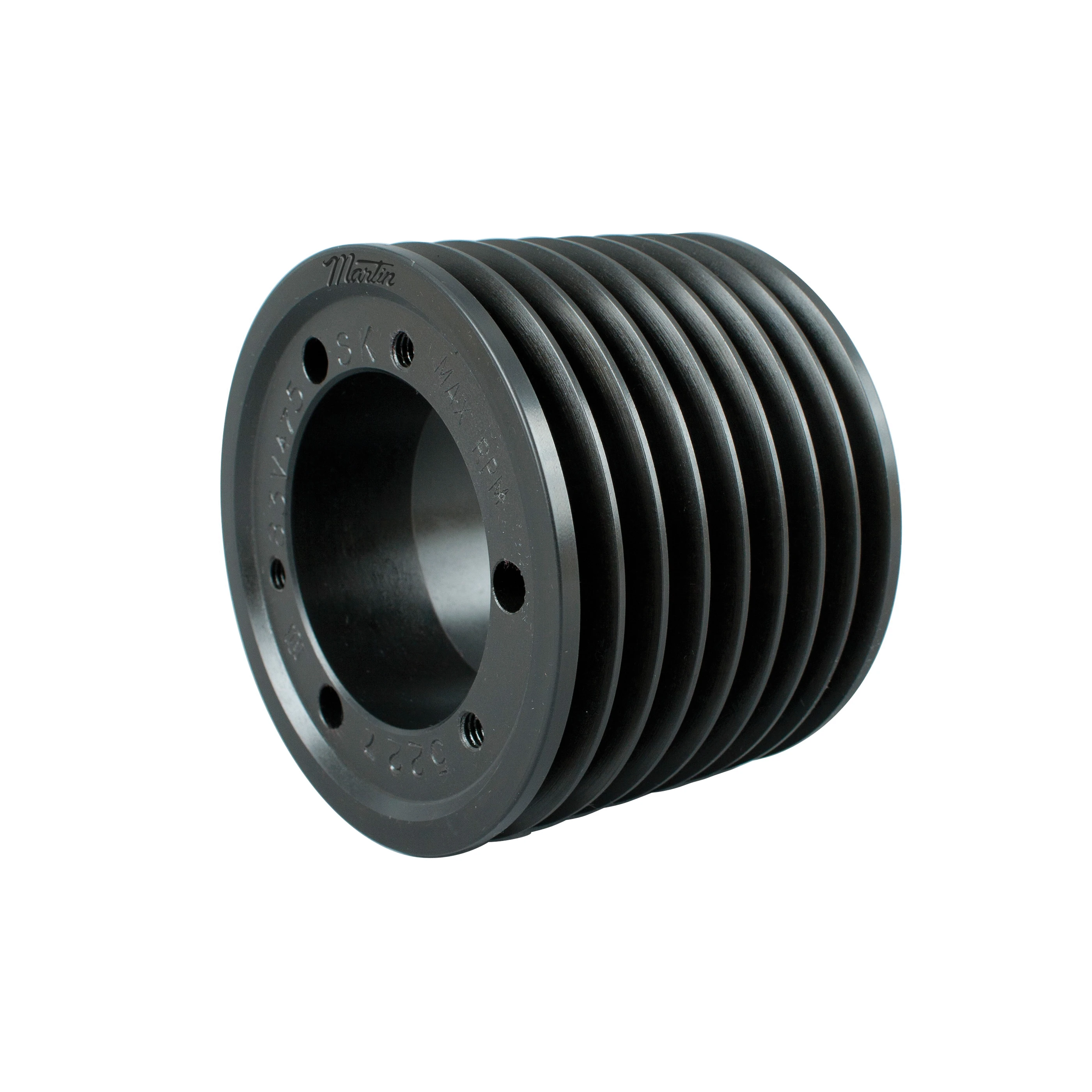 MARTIN SPROCKET 8 3V 475 SK Sheave, QD Bushing, 4.750 Inch Outside Dia., 8 Groove, 4.7 Inch Pitch Dia., Cast Iron | AK6ALG