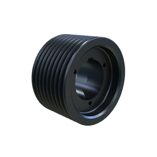 MARTIN SPROCKET 8 3V 600 Q Sheave, MST Bushing, 6 Inch Outside Dia., 8 Groove, 5.95 Inch Pitch Dia., Steel | BA3VHT