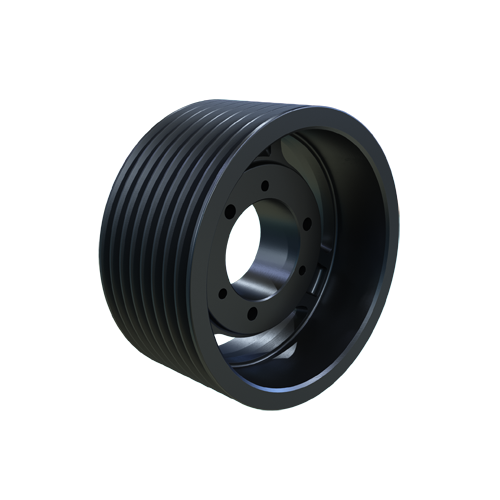 MARTIN SPROCKET 8 5V 1250 F Sheave, QD Bushing, 12.5 Inch Outside Dia., 8 Groove, 12.4 Inch Pitch Dia., Cast Iron | AK6BKE