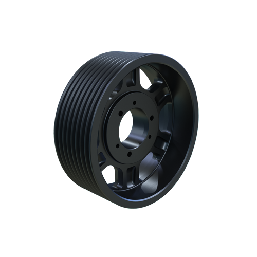 MARTIN SPROCKET 8 5V 1600 F Sheave, QD Bushing, 16 Inch Outside Dia., 8 Groove, 15.9 Inch Pitch Dia., Cast Iron | AK6BLB