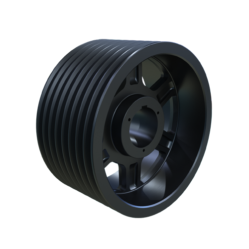 MARTIN SPROCKET 8 C 160 R Sheave, MST Bushing, 16.4 Inch Outside Dia., 8 Groove, 16 Inch Pitch Dia., Cast Iron | AN7ZXQ