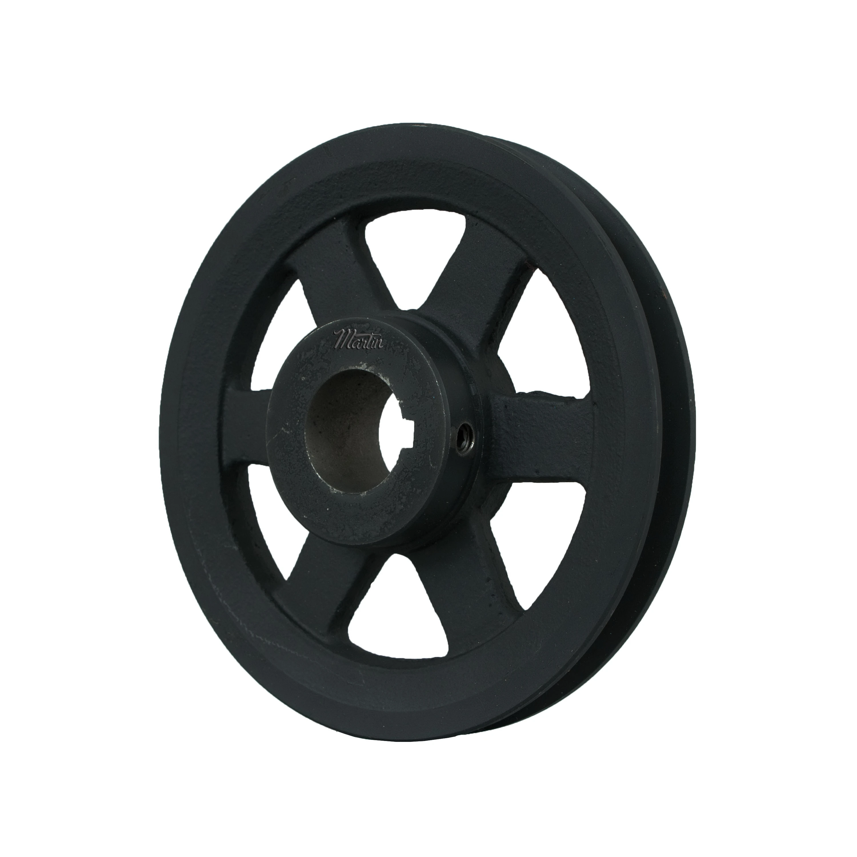 MARTIN SPROCKET AK104 1 3/16 Sheave, 1.188 Inch Bore, 10.250 Inch Outside Dia., 1 Groove, Cast Iron | AM3KRX