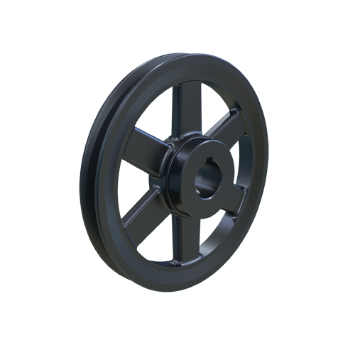 MARTIN SPROCKET AK66 1 Sheave, 1 Inch Bore, 0.750 Inch Face Width, 6.450 Inch Outside Dia., Cast Iron | AM3KZZ