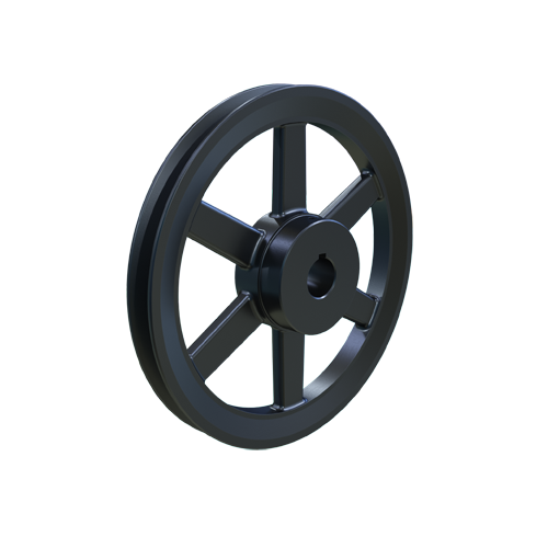 MARTIN SPROCKET BK90 15/16 Sheave, 0.938 Inch Bore, 8.750 Inch Outside Dia., 1 Groove, Cast Iron | BA4KQB