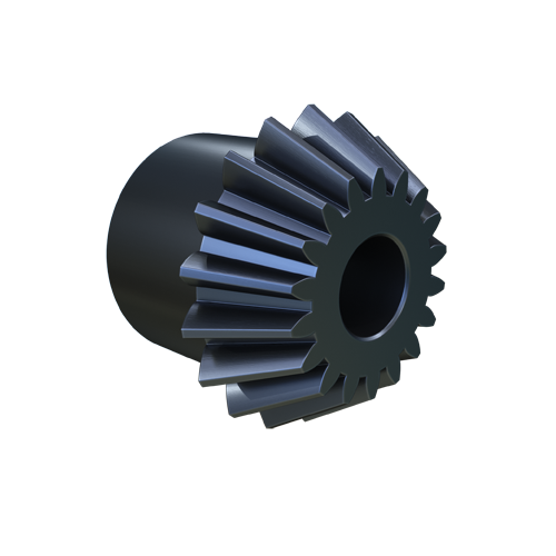 MARTIN SPROCKET BS1218-2A Bevel Gear, 12 Diametral Pitch, 2:1 Ratio, 1.5 Inch Pitch Dia., 0.626 Inch Bore, Steel | AK2YBP