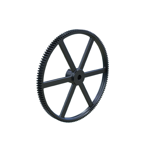 MARTIN SPROCKET C6132 Spur Gear, 6 Diametral Pitch, 7.075 Inch Pitch Dia., Reborable, Cast Iron | AK2ZBF