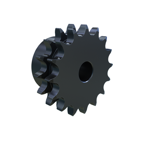 MARTIN SPROCKET D06B16 Roller Chain Sprocket, 16 Teeth, 48.824 mm Pitch Dia., 54.380 mm O.D., Steel | AJ9MUF