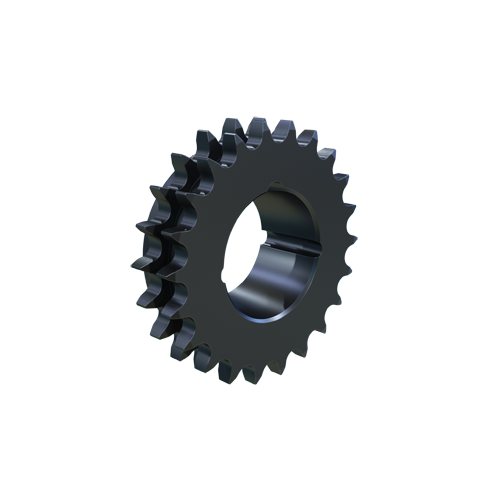 MARTIN SPROCKET D06BTB22 Roller Chain Sprocket, 22 Teeth, 66.930 mm Pitch Dia., 72.490 mm O.D., Steel | BA4GNC