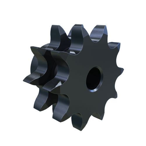 MARTIN SPROCKET D08B10 Roller Chain Sprocket, 10 Teeth, 41.098 mm Pitch Dia., 48.464 mm O.D., Steel | AL6ARG