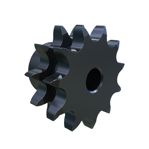 MARTIN SPROCKET D08B11 Roller Chain Sprocket, 11 Teeth, 45.078 mm Pitch Dia., 52.444 mm O.D., Steel | AJ9MWM