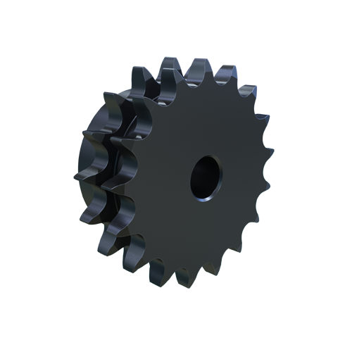 MARTIN SPROCKET D08B17 Roller Chain Sprocket, 17 Teeth, 69.116 mm Pitch Dia., 76.482 mm O.D., Steel | AJ9MWU