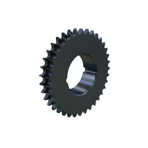 MARTIN SPROCKET D08BTB35 Roller Chain Sprocket, 35 Teeth, 141.680 mm Pitch Dia., 149.040 mm O.D., Steel | BA4LQW