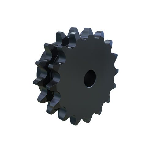 MARTIN SPROCKET D100B16 Roller Chain Sprocket, 100 Chain, Stock Bore, 16 Teeth, 6.407 Inch Pitch Dia., Steel | AJ9BMT