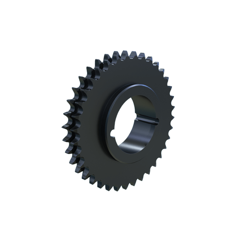 MARTIN SPROCKET D10CTB36 Sprocket, 10B-2 Chain, 36 Teeth, 182.150 mm Pitch Dia., 191.830 mm O.D., Steel | AL6AFC