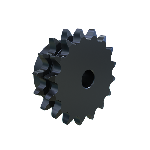 MARTIN SPROCKET D12B16 Sprocket, 12B-2 Chain, 16 Teeth, 97.647 mm Pitch Dia., 109.395 mm O.D., Steel | AJ9NAP