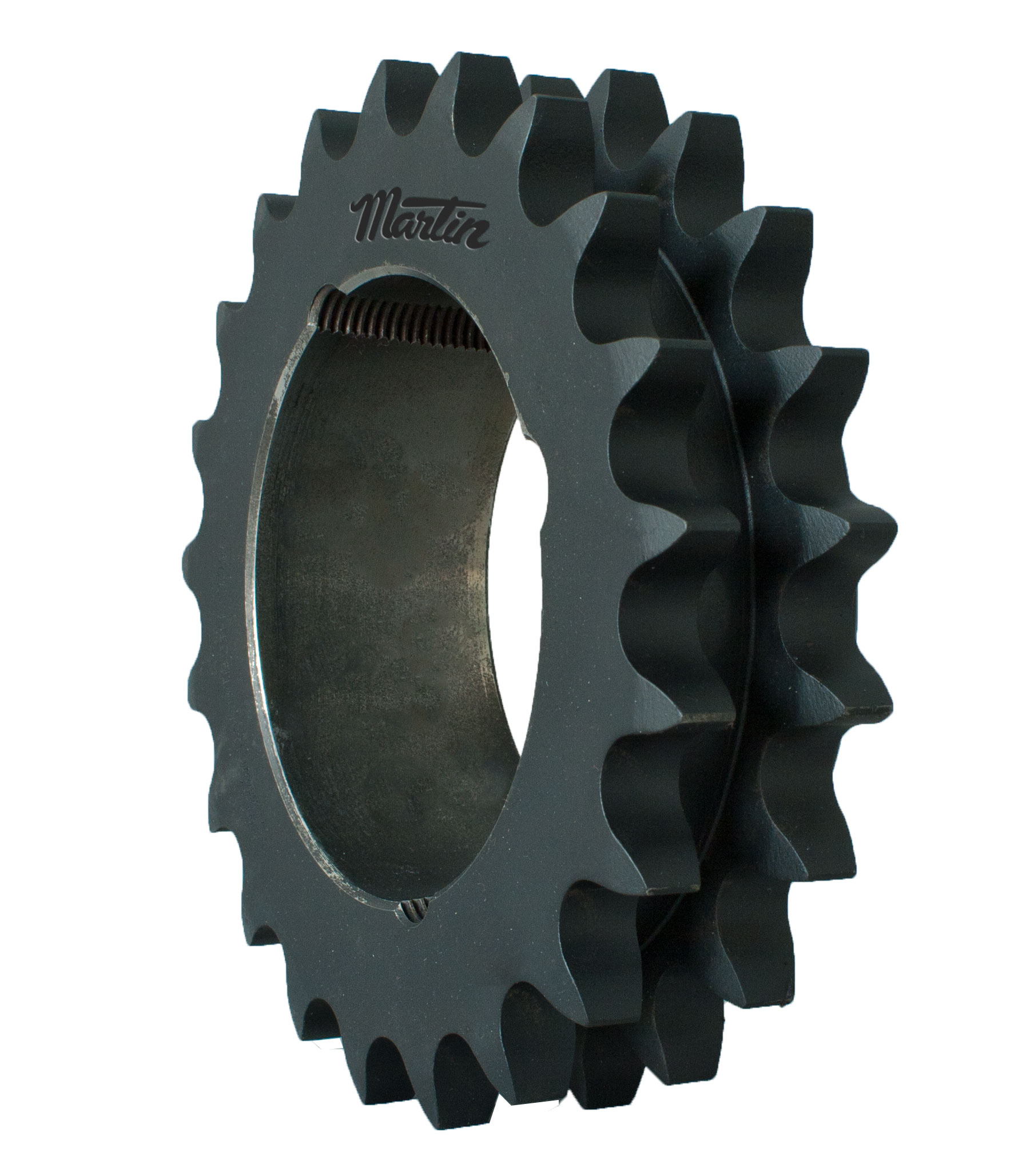 MARTIN SPROCKET D12BTB15 Sprocket, 12B-2 Chain, 15 Teeth, 91.630 mm Pitch Dia., 103.370 mm O.D., Steel | AJ9NHQ