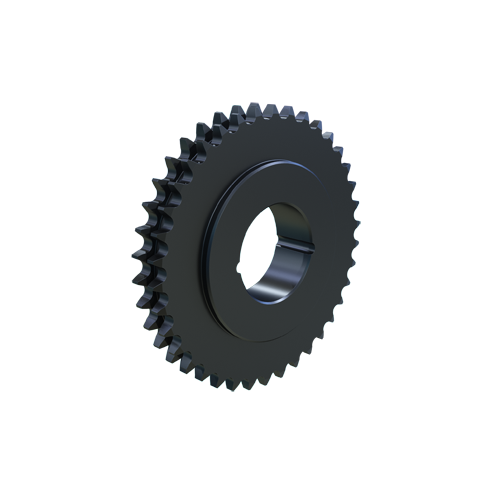MARTIN SPROCKET D12CTB38 Sprocket, 12B-2 Chain, 38 Teeth, 230.690 mm Pitch Dia., 242.430 mm O.D., Steel | AJ9NHW