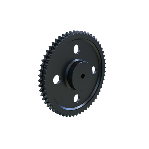 MARTIN SPROCKET D24C57 Sprocket, 24B-2 Chain, 57 Teeth, 691.624 mm Pitch Dia., 713.849 mm O.D., Steel | BA2YCN