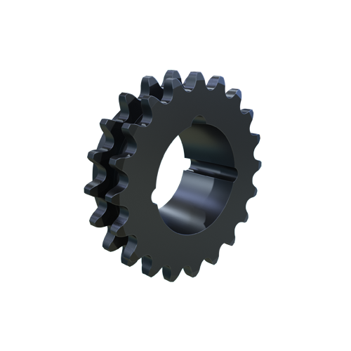 MARTIN SPROCKET D35BTB20H Sprocket, Taper, 35 Chain, 20 Teeth, 2.397 Inch Pitch Dia., 2.593 Inch O.D., Steel | AJ9CPK