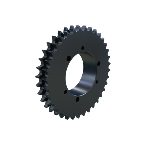 MARTIN SPROCKET D40SK36 Roller Chain Sprocket, 40 Chain, Bushed QD, 36 Teeth, 5.737 Inch Pitch Dia., Steel | AJ9BZP