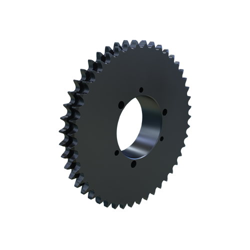 MARTIN SPROCKET D40SK45 Sprocket, QD, 40 Chain, 45 Teeth, 7.168 Inch Pitch Dia., 7.450 Inch O.D., Steel | AJ9BZT