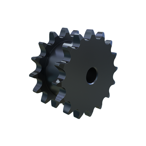 MARTIN SPROCKET DS40A16 Roller Chain Sprocket, 40 Chain, Stock Bore, 16 Teeth, 2.563 Inch Pitch Dia., Steel | AJ9NVP