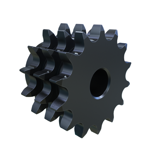 MARTIN SPROCKET E06B14 Roller Chain Sprocket, 14 Teeth, 42.805 mm Pitch Dia., 48.361 mm O.D., Steel | BA4ZBL