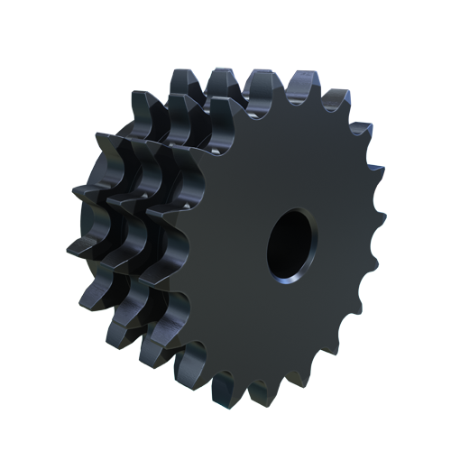 MARTIN SPROCKET E06B18 Roller Chain Sprocket, 18 Teeth, 54.852 mm Pitch Dia., 60.409 mm O.D., Steel | BA3LPW