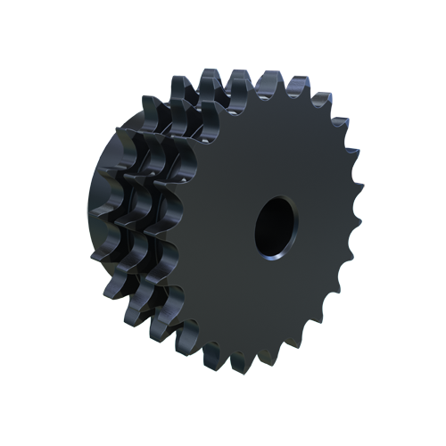 MARTIN SPROCKET E06B22 Roller Chain Sprocket, 22 Teeth, 66.929 mm Pitch Dia., 72.485 mm O.D., Steel | AJ9MUJ