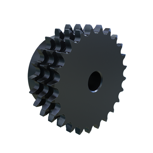 MARTIN SPROCKET E06B24 Roller Chain Sprocket, 24 Teeth, 72.974 mm Pitch Dia., 78.530 mm O.D., Steel | AJ9MUL