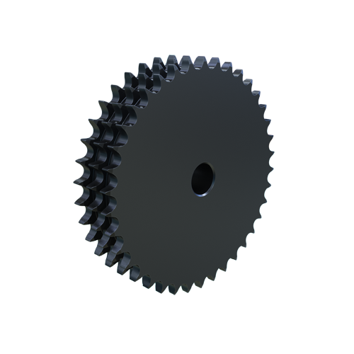 MARTIN SPROCKET E06B38 Roller Chain Sprocket, 38 Teeth, 115.344 mm Pitch Dia., 120.9 mm O.D., Steel | AJ9MUP