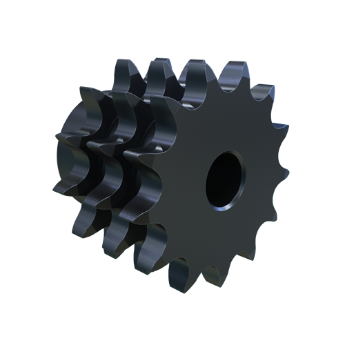 MARTIN SPROCKET E08B13 Roller Chain Sprocket, 13 Teeth, 53.068 mm Pitch Dia., 60.434 mm O.D., Steel | BA2BXQ