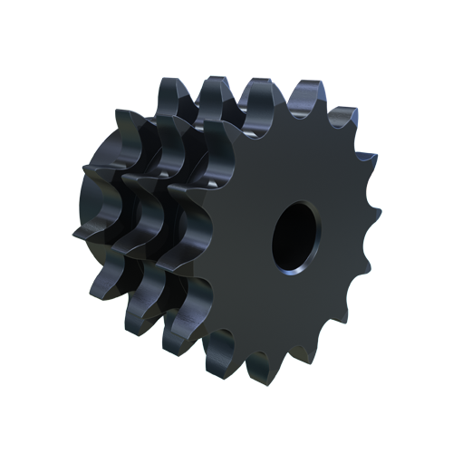 MARTIN SPROCKET E08B14 Roller Chain Sprocket, 14 Teeth, 57.073 mm Pitch Dia., 64.439 mm O.D., Steel | AJ9MXN