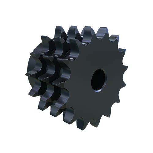 MARTIN SPROCKET E08B15 Roller Chain Sprocket, 15 Teeth, 61.084 mm Pitch Dia., 68.450 mm O.D., Steel | AJ9MXP