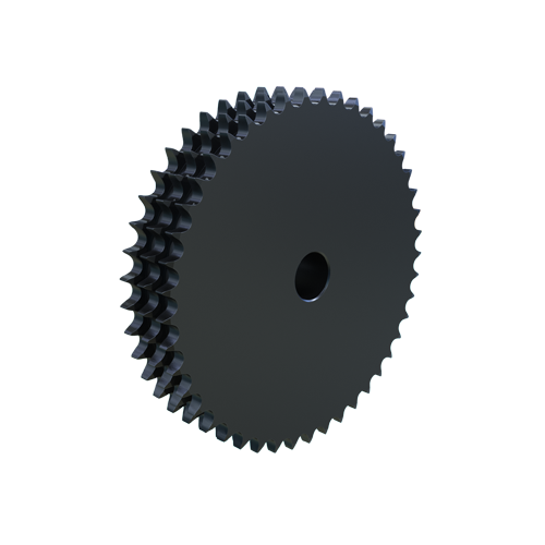 MARTIN SPROCKET E08B45 Roller Chain Sprocket, 45 Teeth, 182.062 mm Pitch Dia., 189.428 mm O.D., Steel | AZ9JTK
